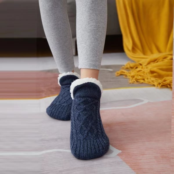 Happy™ ThermalSocks – Termiske hjemmesokker med skridsikker bund