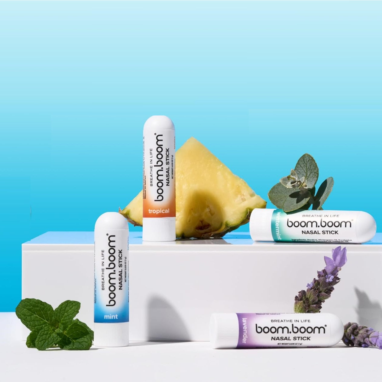 InhalerStickToGo: Let Vejrtrækning Næse Inhalator Sticks