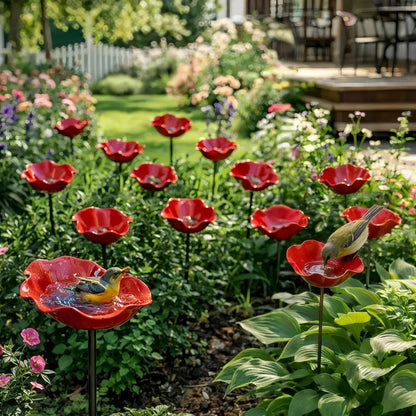 PetalHaven Garden™ – Have Fuglebad & Bestøver Vandstation