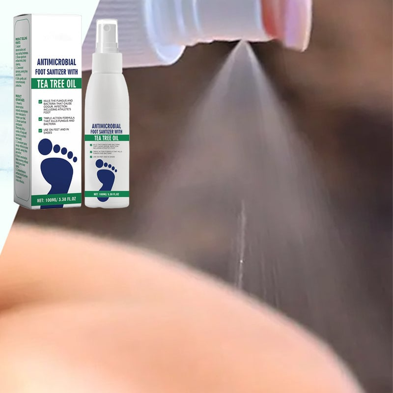 FootCare Spray 1+1 GRATIS: Antimikrobiel Dyb Hydrering Fodpleje Spray