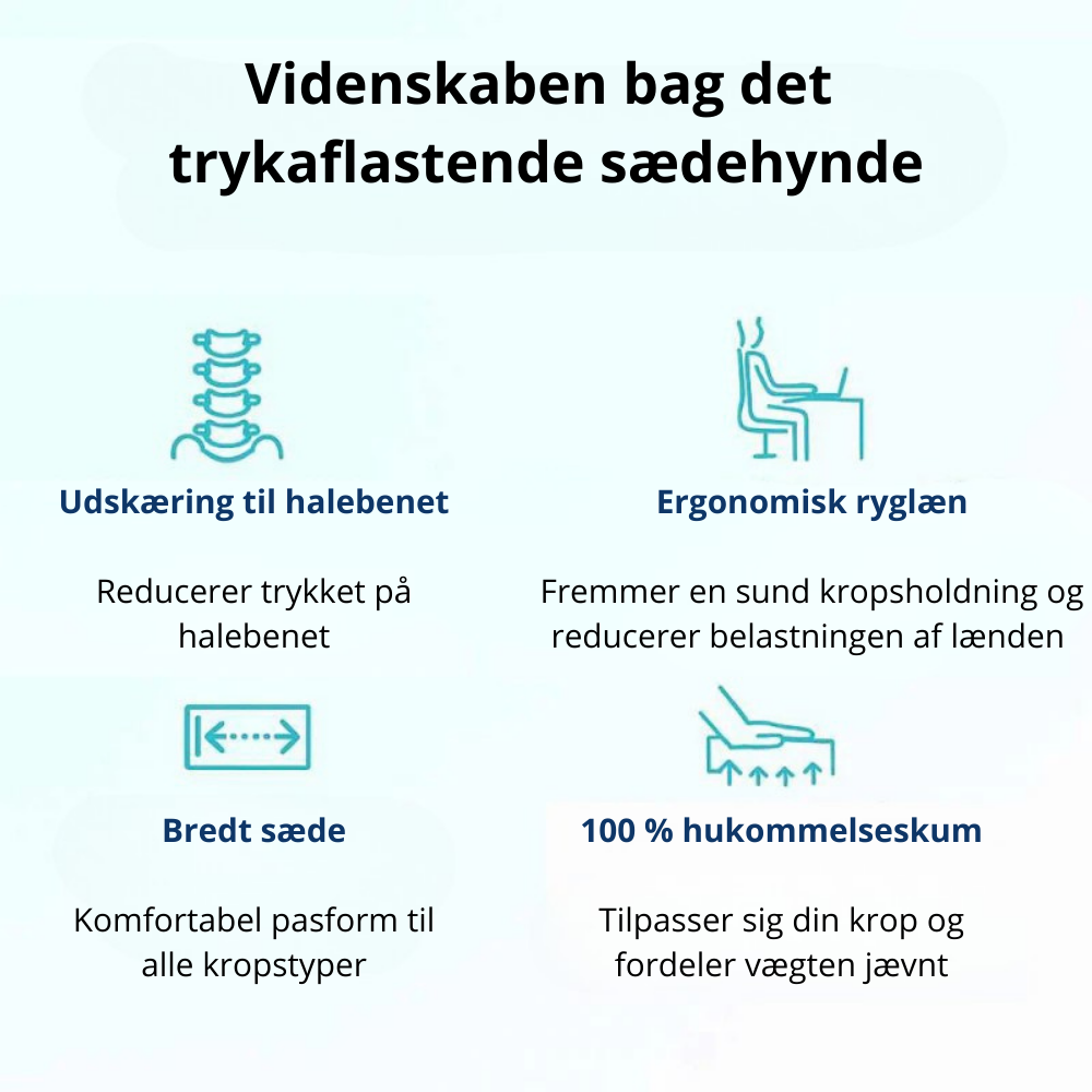 SitSure Pro™ - Ergonomisk sædehynde for ultimativ komfort