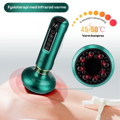 CelluSculpt Pro™ | 4-i-1 -massageapparat med cupping, infrarød og varme – reducerer cellulite og strækmærker synligt