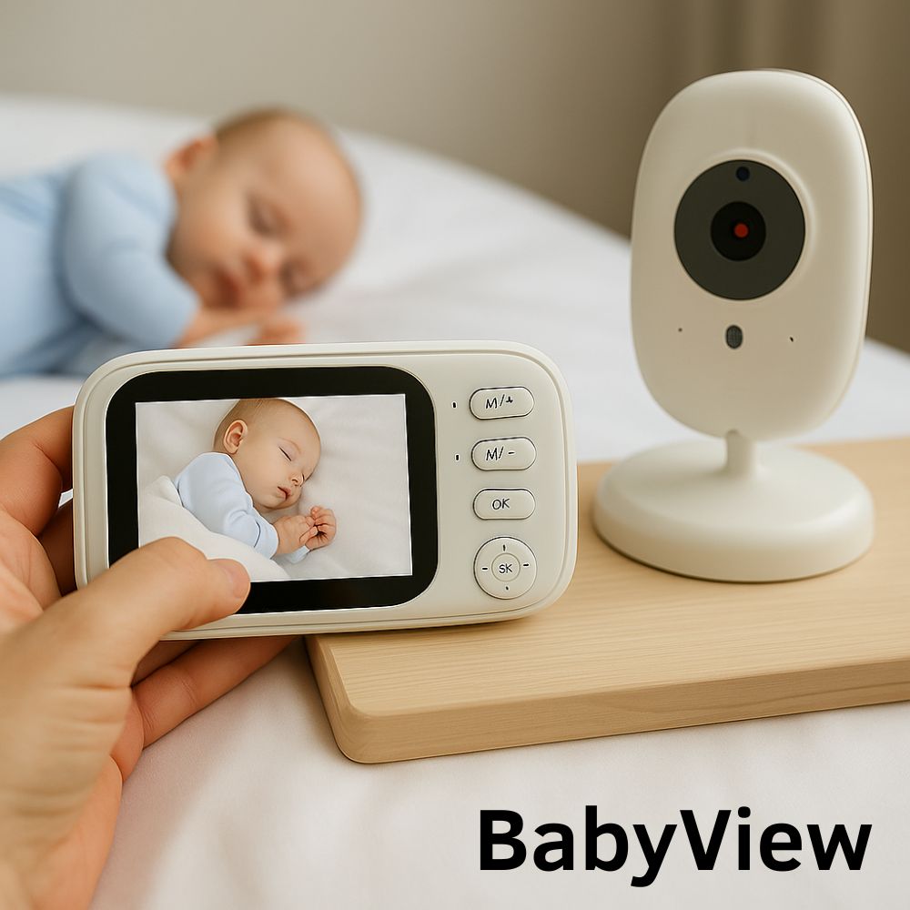 BabyViewCam™ | Smart babyalarm – hold øje med dit barn, uanset hvor du er