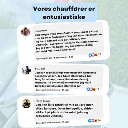 MotoQuiet™ | Kør roligere uden at miste overblikket
