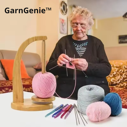 SpindeGarnGenie™ | Slip for filtret garn og frustrerende rod