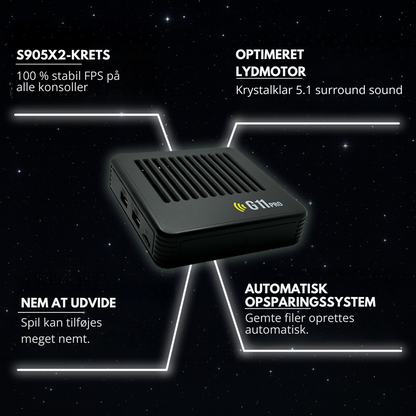 GameWave G11 Pro Max™ | Konsol med 100.000+ retrospil til hele familien
