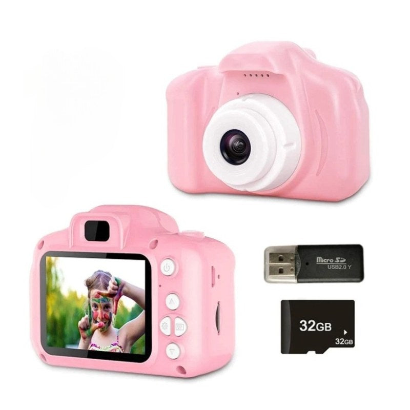 PixieCamSnap™ - Børnekamera - Oplader, USB og 32 GB hukommelseskort inkluderet