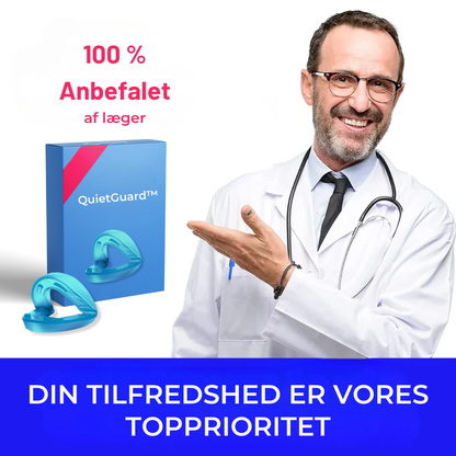 💤 QuietMouthGuard™ – Sov roligt, vågn frisk.