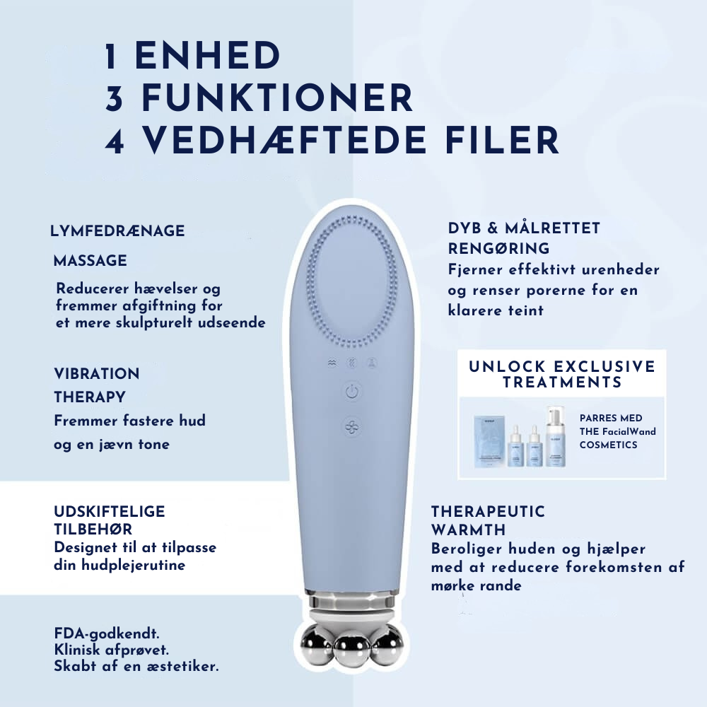 LuxeFacialWand™ | Skab en fastere, glattere og mere strålende hud