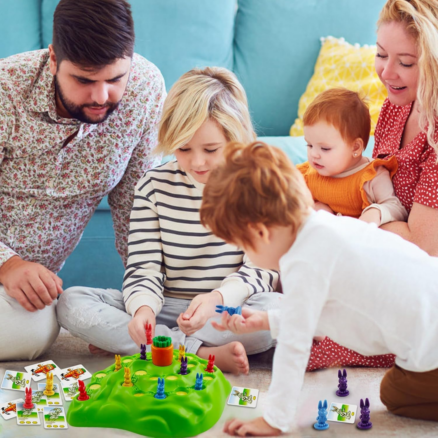 Kletshuts™ BunnyTrap: Familie Venlig Kanin Fælde Strategi Spil