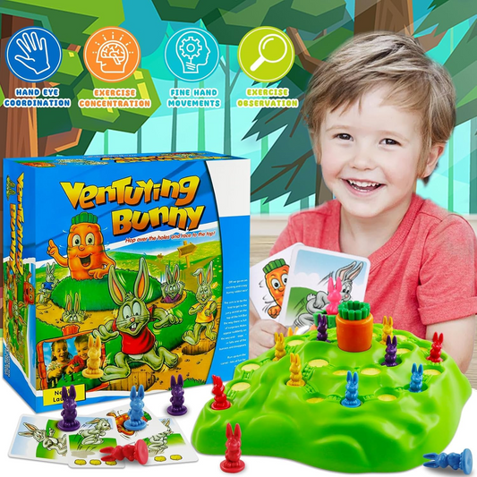 Kletshuts™ BunnyTrap: Familie Venlig Kanin Fælde Strategi Spil