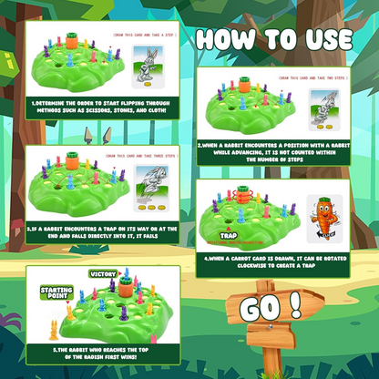 Kletshuts™ BunnyTrap: Familie Venlig Kanin Fælde Strategi Spil