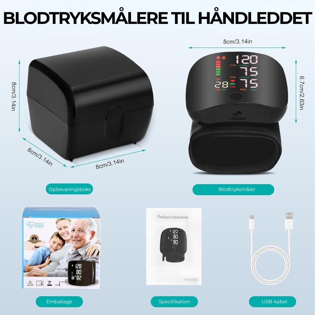 PulsBånd™ - Hold dit blodtryk under kontrol!