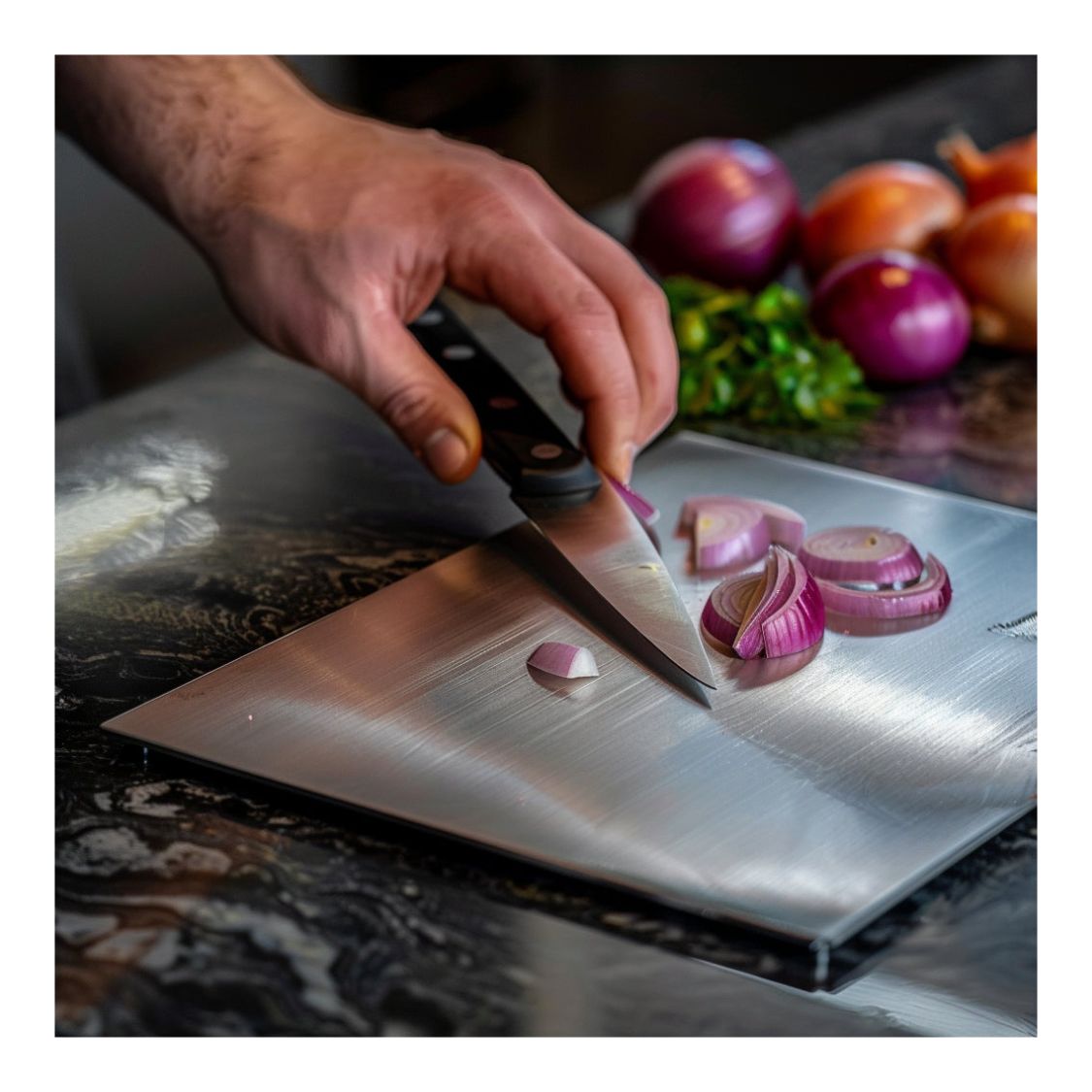 TitanChefBoard™ - 100% Titanium skærebræt