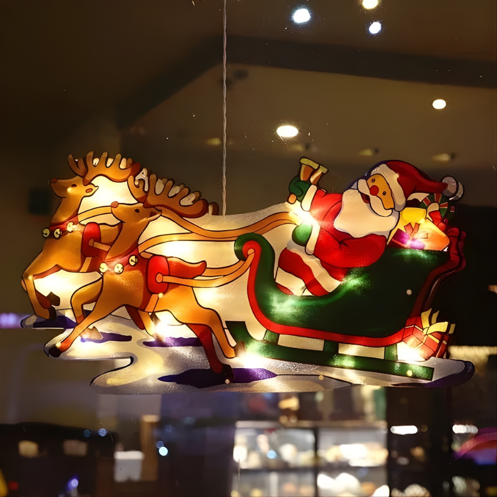 ⭐ JuliBright™™ – Festlige Oplyste Julevindueslys