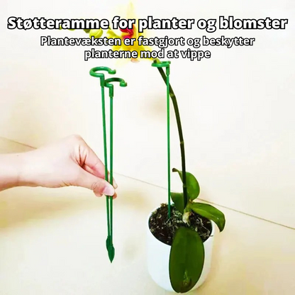 FloraShield - 10 stk. Holdbare Plante Støttebeslag