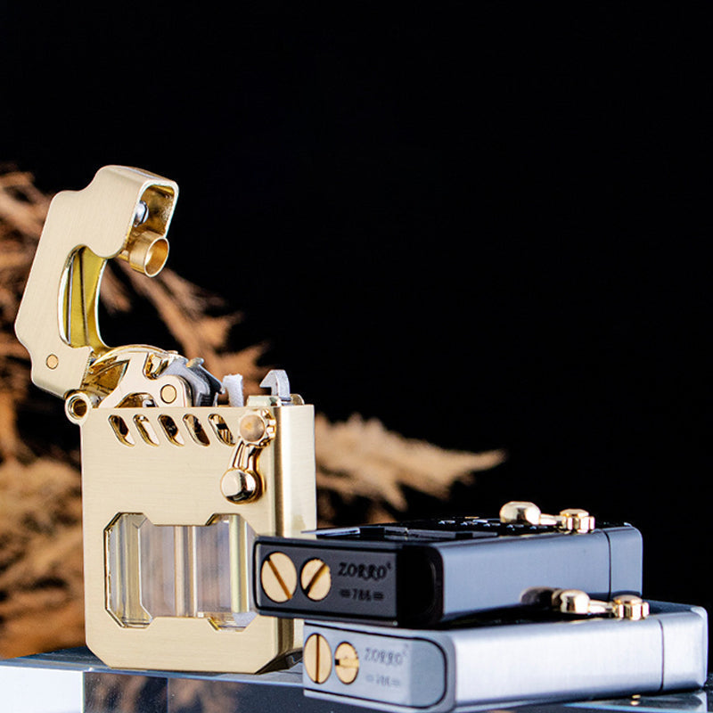 PowerLighter - Kraftig, Moderne Design, Vindfast Metal Lighter