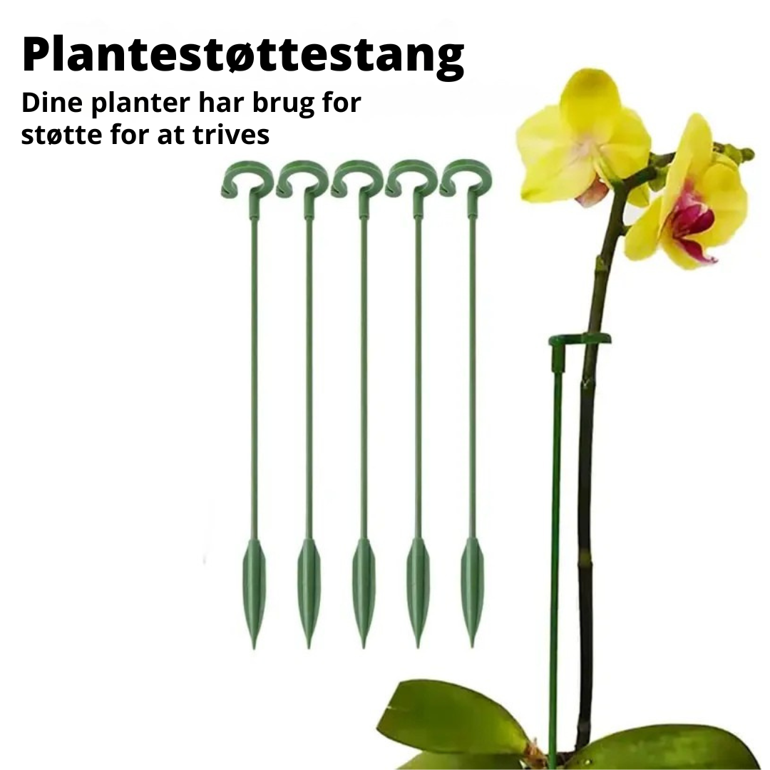 FloraShield - 10 stk. Holdbare Plante Støttebeslag