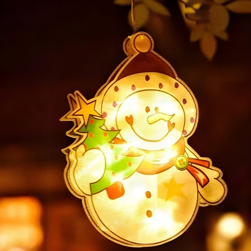 ⭐ JuliBright™™ – Festlige Oplyste Julevindueslys