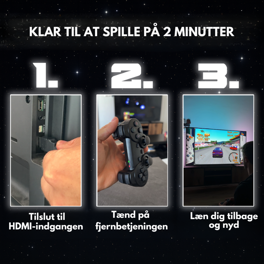 GameWave G11 Pro Max™ | Konsol med 100.000+ retrospil til hele familien