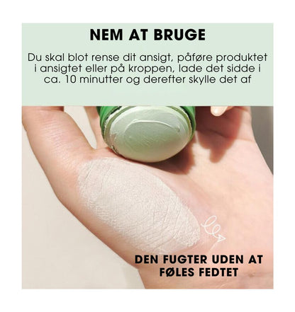 TeaMask® - Dybderensende maske med grøn te - 1+1 GRATIS