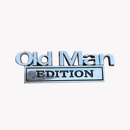 Old Man Edition – Sjovt badge til bilen