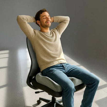 Cushova | Ergonomisk sædepude – memory foam til ryg- og hoftelindring