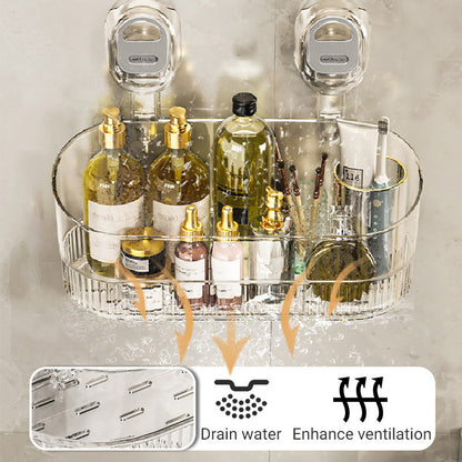 GlideGrip® ® OrganizerRack: Organisator Opbevaringsreol Med Vand Drænhul