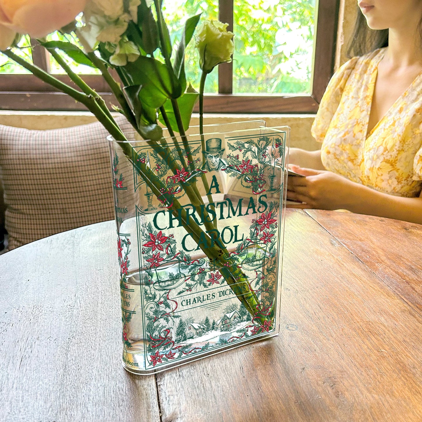 Christmas Acrylic Book Vase™