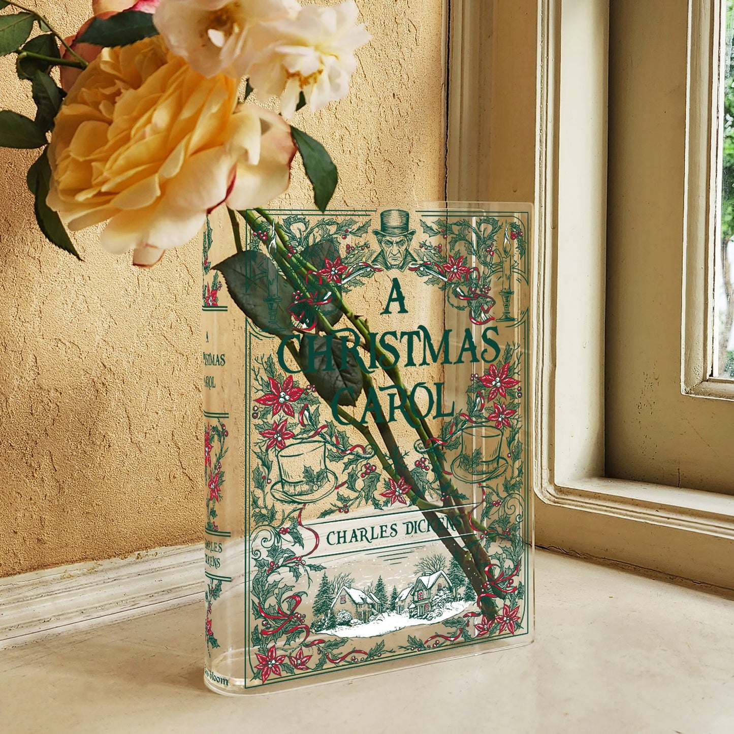 Christmas Acrylic Book Vase™