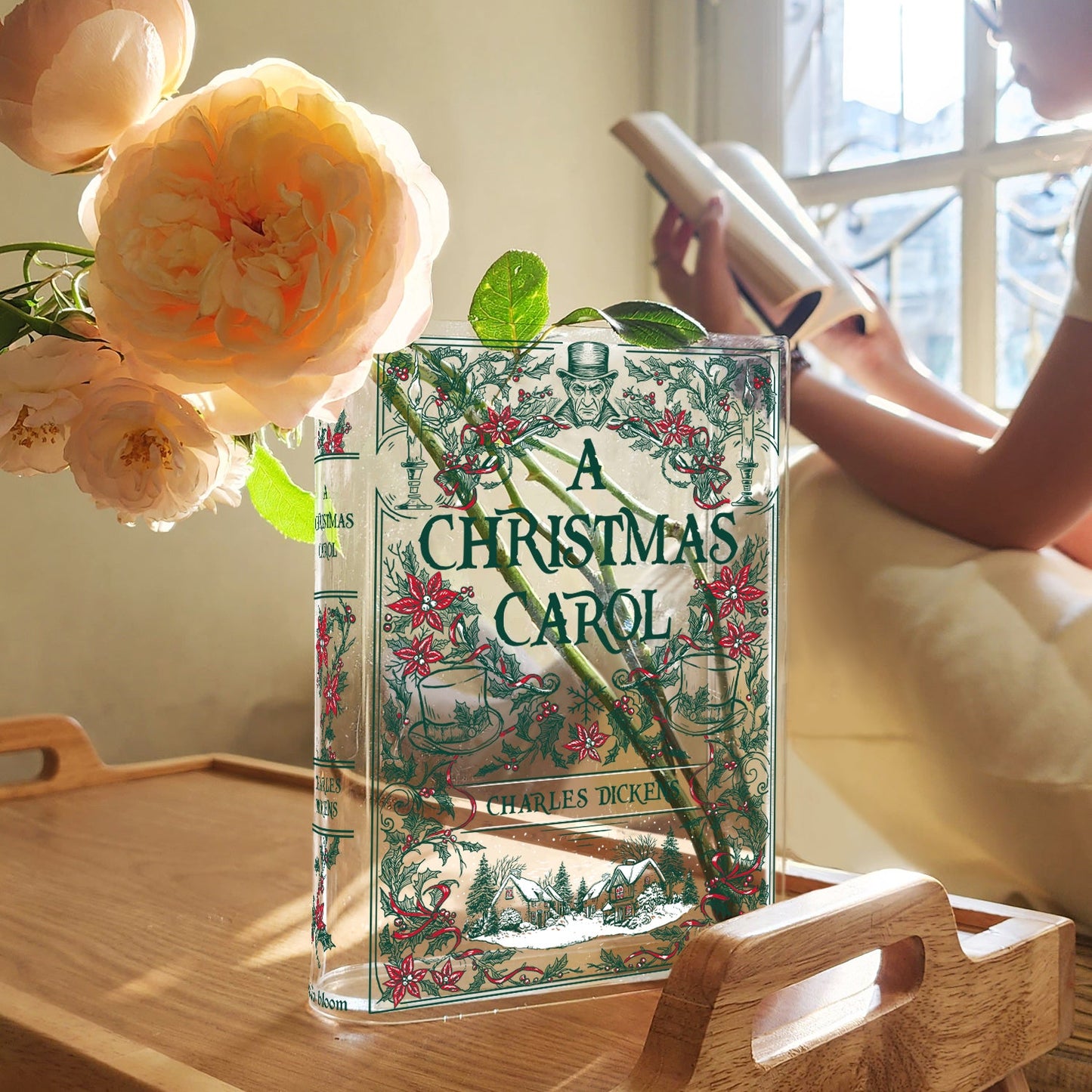 Christmas Acrylic Book Vase™