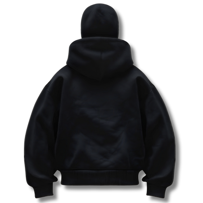 Anti-Social Ninja Hoodie™ - Hoodie med lynlås og integreret maske – Unisex