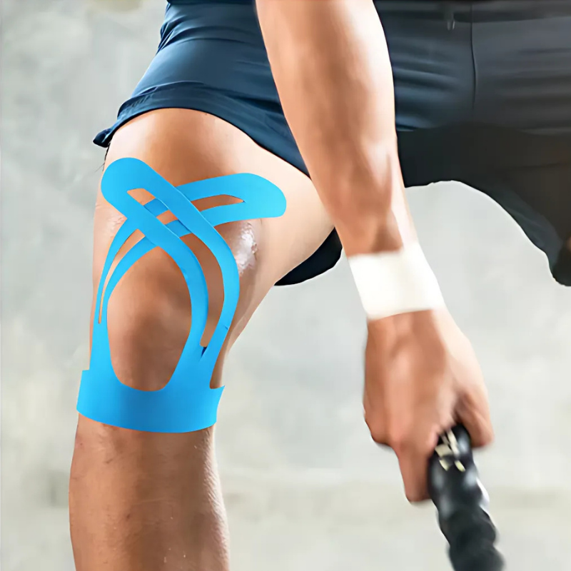 KneeWrap: Sikkerhed Støtte Og komfort Strækbart Knetape