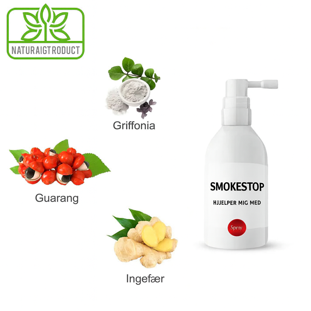 SmokeStopSpray™ – Naturlig Spray mod Nikotintrang