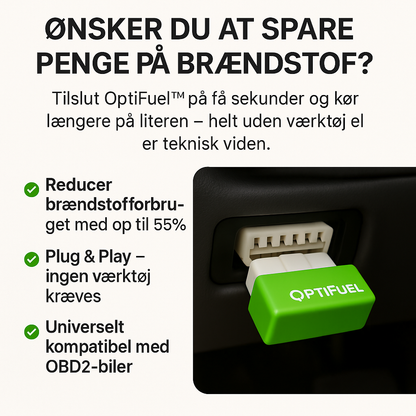 OptiFuel™ – Spar op til 55% brændstof. Plug. Kør. Spar.