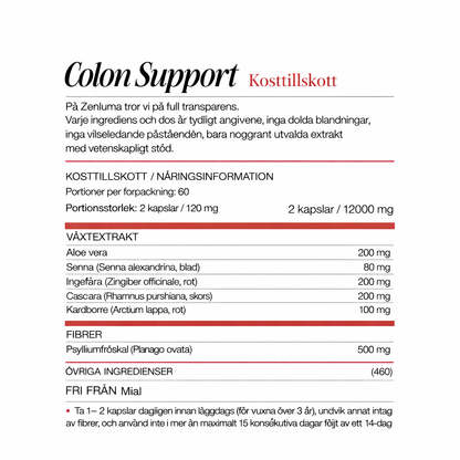 Colon Support – Slip af med parasitter, rens tarmene og føl dig lettere