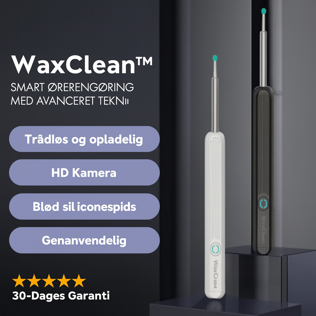 Nova WaxCleaner™ – Smart & Skånsom Ørerens med HD-Præcision