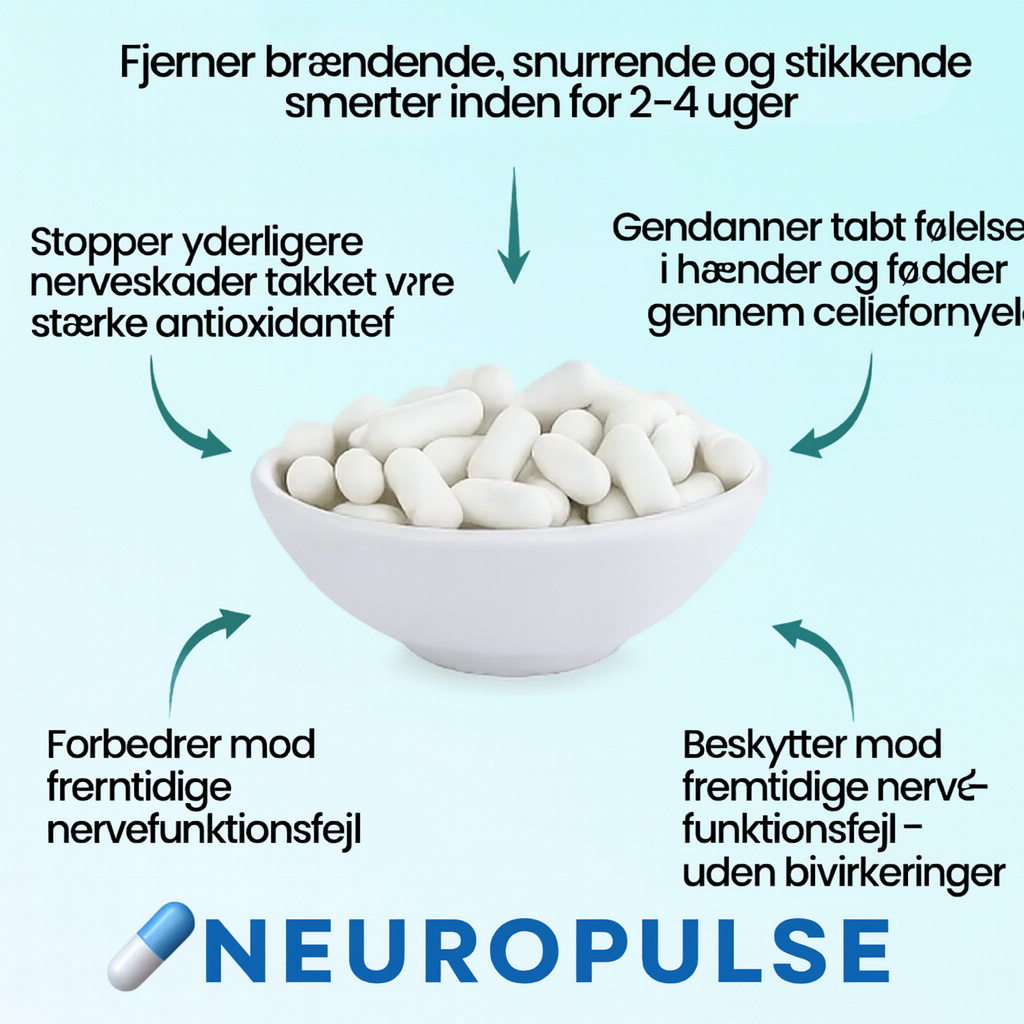NeuroPulse™ | Eliminér nervesmerter, genskab følelsen og genvind din bevægelighed – helt naturligt