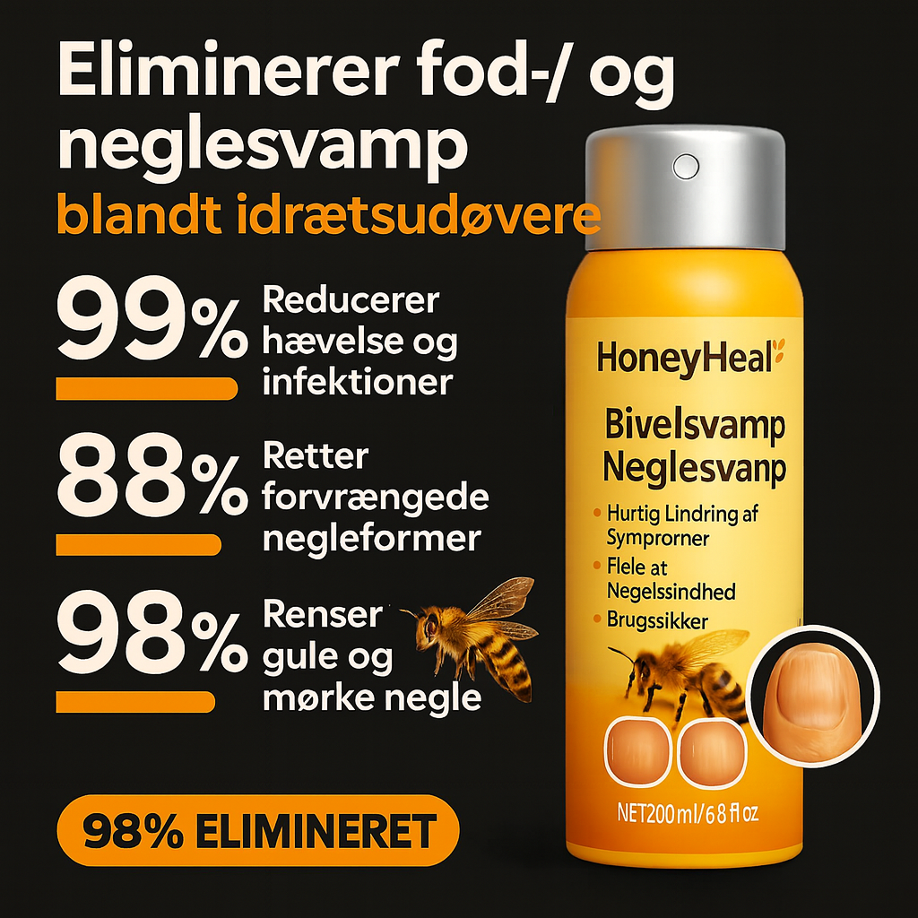 HoneyBeeHeal™ – Synligt klarere, glattere og sundere negle på kun 7 dage