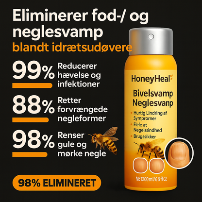 HoneyBeeHeal™ – Synligt klarere, glattere og sundere negle på kun 7 dage