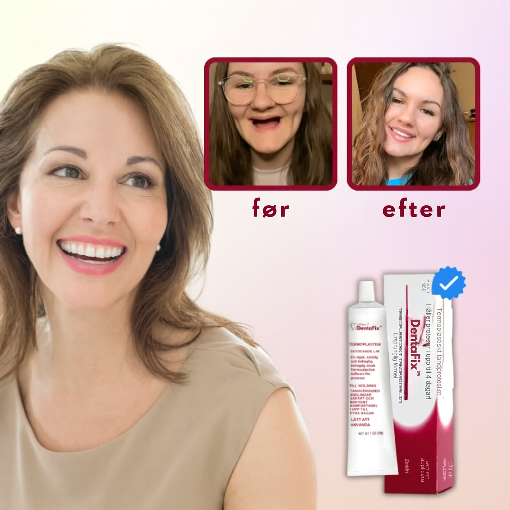 DentalFix™ – Stærk, Komfortabel & Langvarig Protesefastgørelse