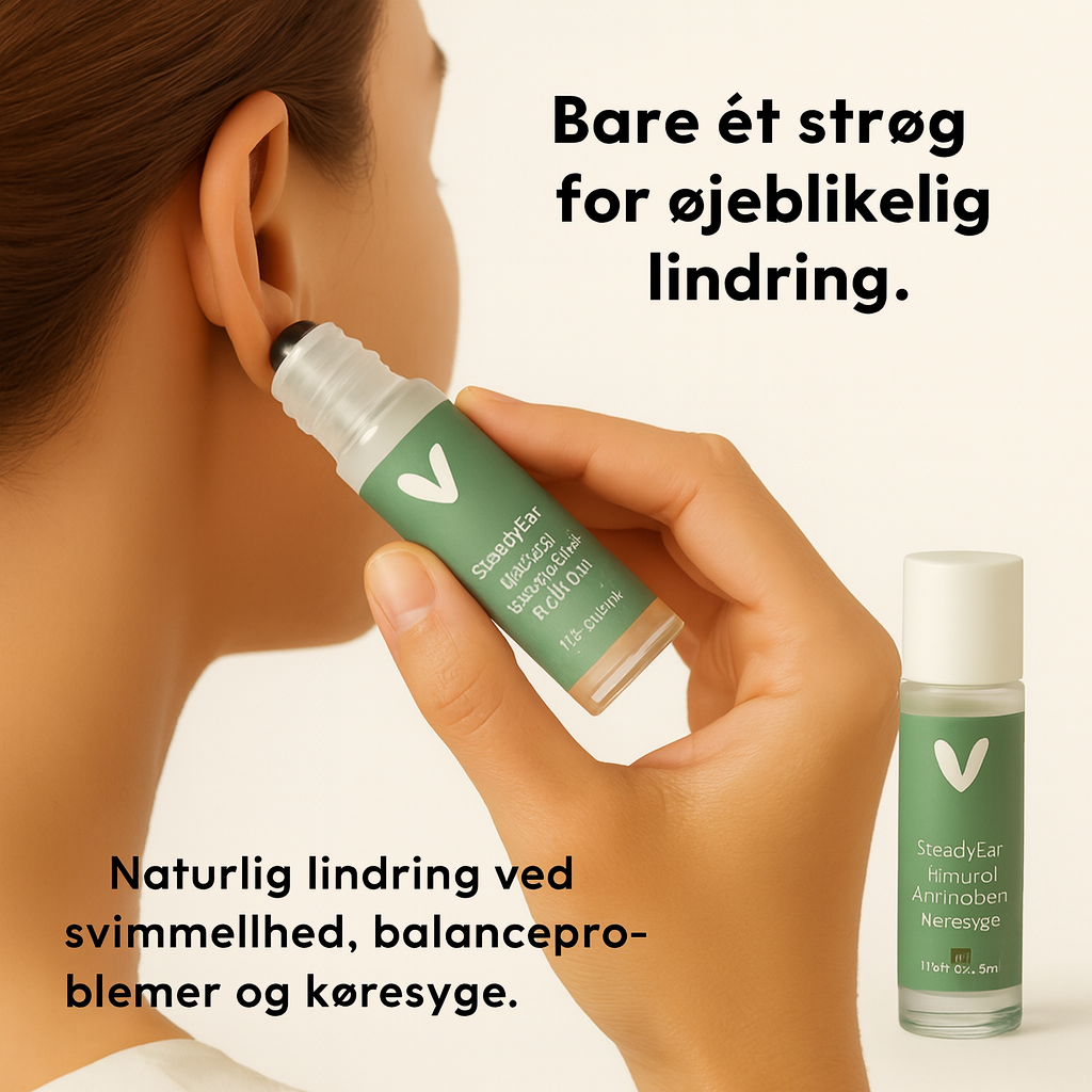 SteadyEar™ - Stop svimmelhed på få minutter – naturligt & uden træthed!