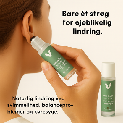 SteadyEar™ - Stop svimmelhed på få minutter – naturligt & uden træthed!