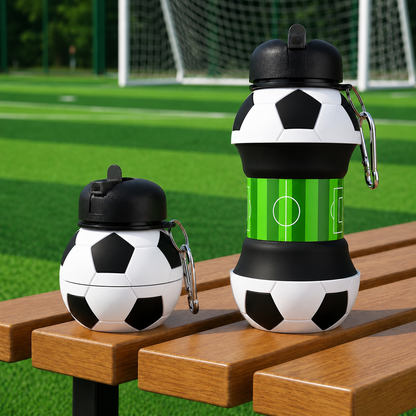 Flexova™ | Foldbar silikone sportsdrikkedunk i boldform