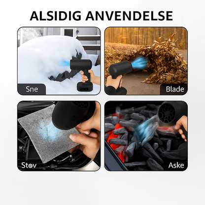 LeafBreeze Max™ | Trådløs blæser til hurtig oprydning af blade, snavs, støv og hverdagsaffald