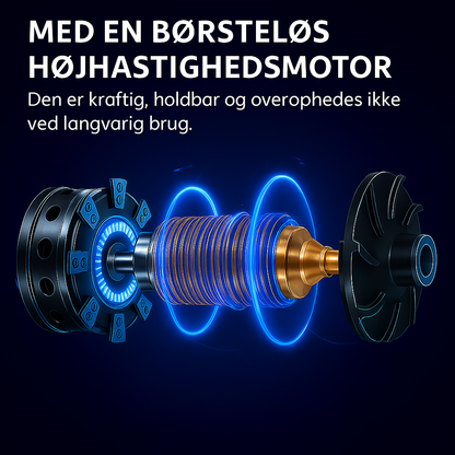 LeafBreeze Max™ | Trådløs blæser til hurtig oprydning af blade, snavs, støv og hverdagsaffald