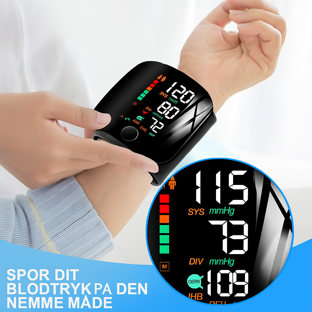 Serco Pro™ | Intelligent blodtryksmåler  - Klinisk Præcision. Altid og overalt.