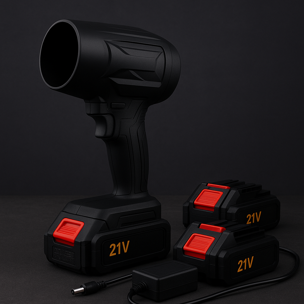 LeafBreeze Max™ | Trådløs blæser til hurtig oprydning af blade, snavs, støv og hverdagsaffald