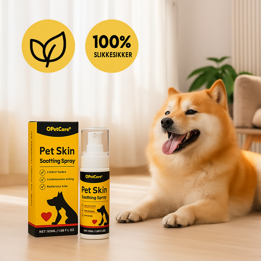 PetCare™ | Stop din hunds kløe på 20 minutter og hel hudproblemer på 7 dage