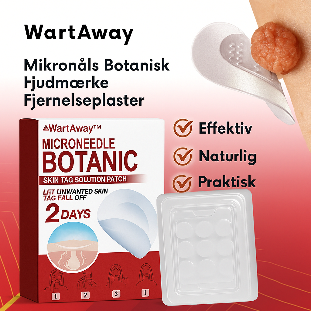 WartsAwayPatch™ – Fjern Vorter & Hudflapper på 48 Timer – Uden Smerte!